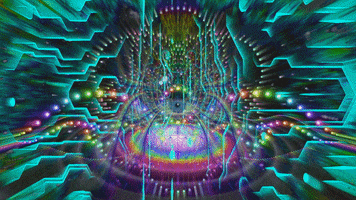 sea psychedelic visuals visionary sacred energy aumetry GIF