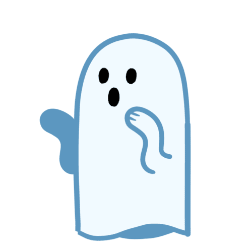 Halloween Ghost Sticker