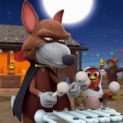 Halloween Lobo GIF by El Reino Infantil