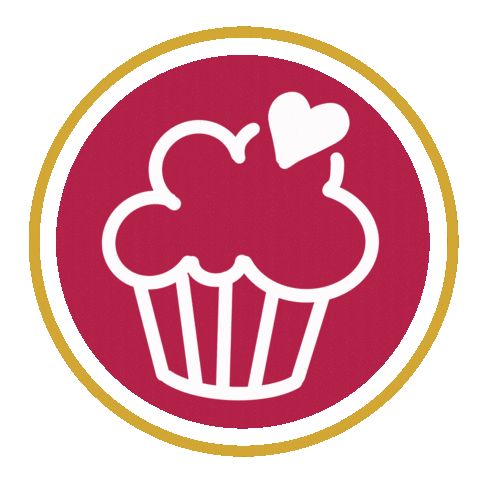 Cupcake Sticker by Pumalaca Design