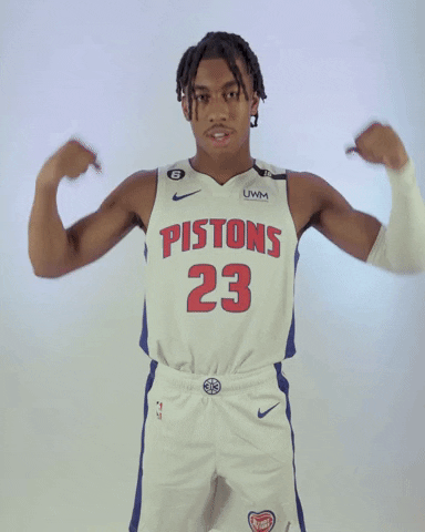 Sport Flexing GIF by Detroit Pistons