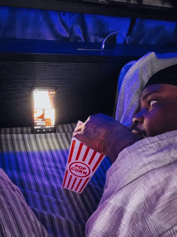 Tea Popcorn GIF
