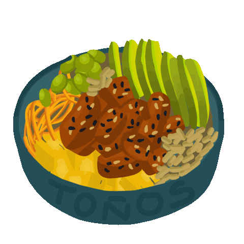 Comida Poke Sticker