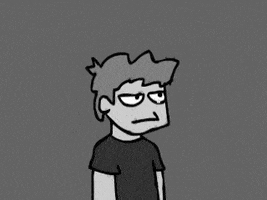 Black And White Animation GIF by Eddsworld