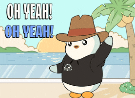 Happy Lets Go GIF by Pudgy Penguins