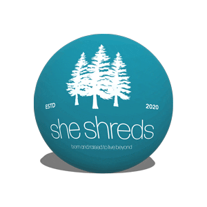 She SHREDS Sticker