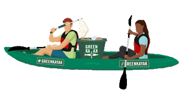 Kayak Sticker by GreenKayak