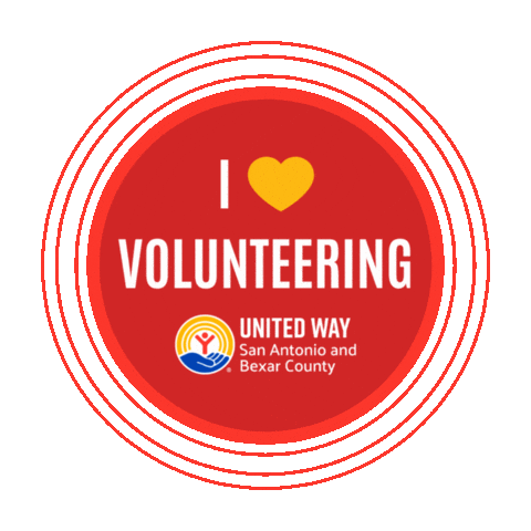 Serving San Antonio Sticker by United Way of San Antonio and Bexar County