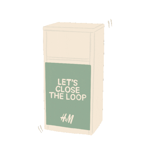 HM fashion recycler Sticker