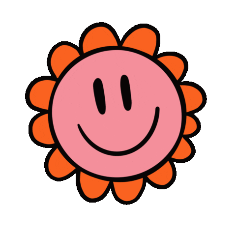 Happy Smiley Face Sticker by Doodle by Meg