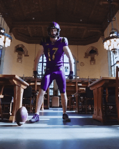 Northwestern Football Library GIF by Northwestern Athletics