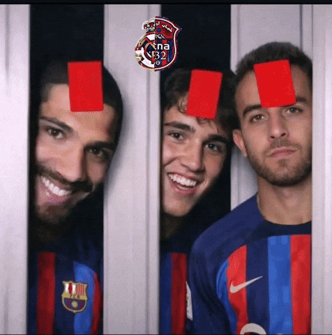 Red Card Barcelona GIF