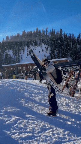 Bow And Arrow Ski GIF
