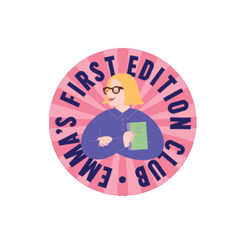 Firstedition Sticker by Books Are Magic