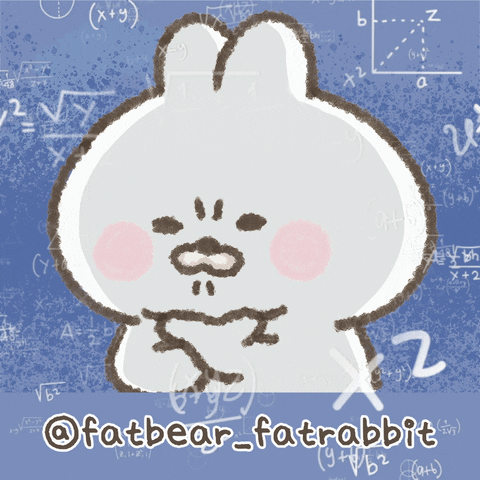 fatbear_fatrabbit meme eat rabbit math GIF