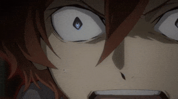 Shocked Bungo Stray Dogs GIF