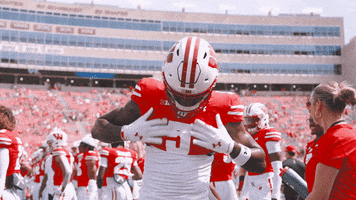 Locked In Football GIF by Wisconsin Badgers