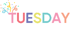 Celebration Tuesday Sticker by ThePartysHere