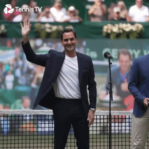 Roger Federer Smile GIF by Tennis TV