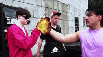 La Casa Fist Bump GIF