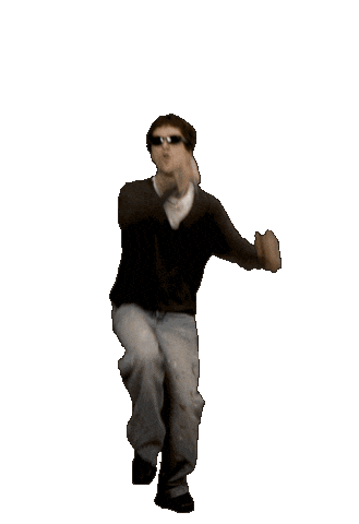 Jump Kick Sticker by Jutes