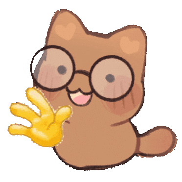 Cat Hello Sticker