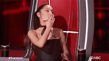 Ariana Grande Kiss GIF by The Voice
