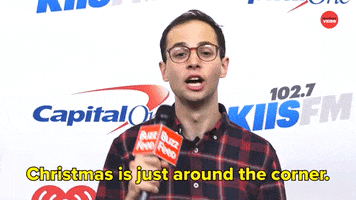 Christmas Time Kiss GIF by BuzzFeed