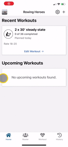 Create Planned Workout