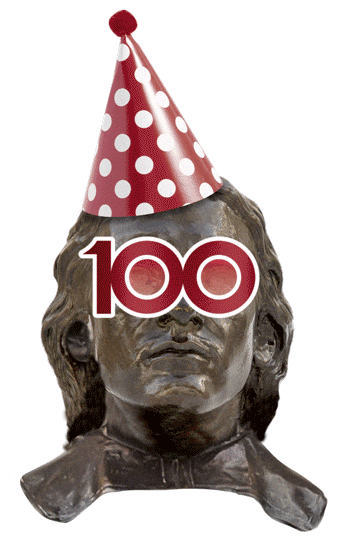 John Harvard Statue Sticker by Harvard Alumni Association