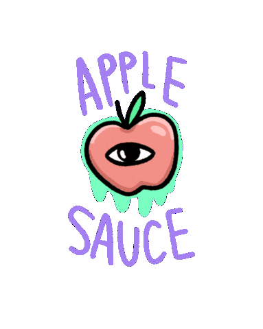 Apple Sauce Sticker by WeNeed