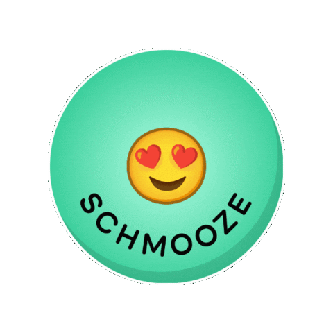 Schmooze Sticker