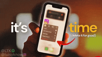 Delete Its Time GIF