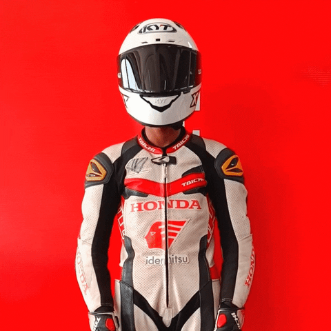 Motorcycle Racing Rider GIF by Honda Racing India