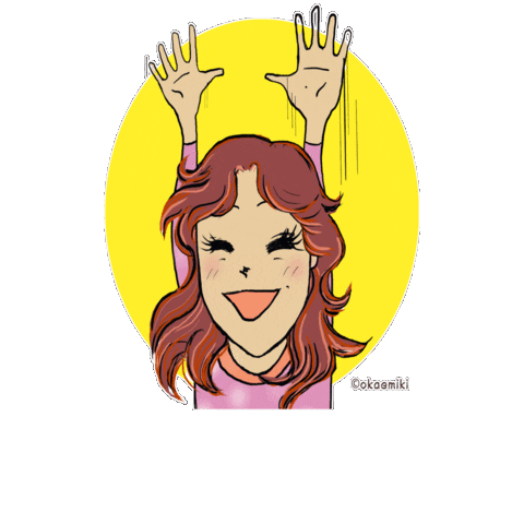 嬉しい Sticker by triplesun