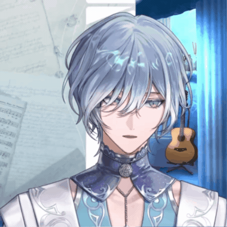 Thinking Vtuber GIF