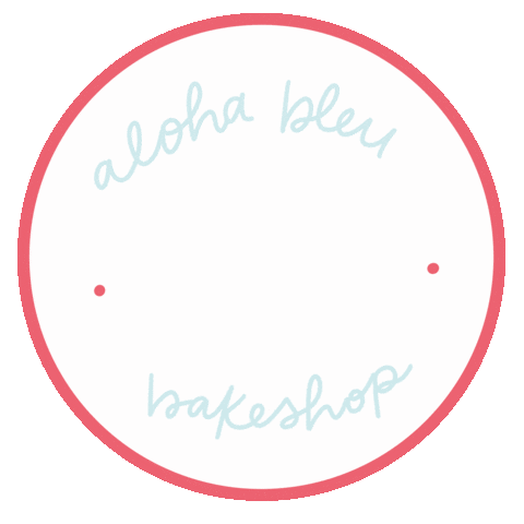 alohableubakeshop Sticker