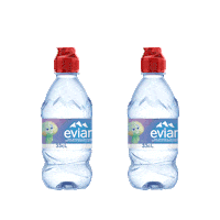 Water Eau Sticker By Evian