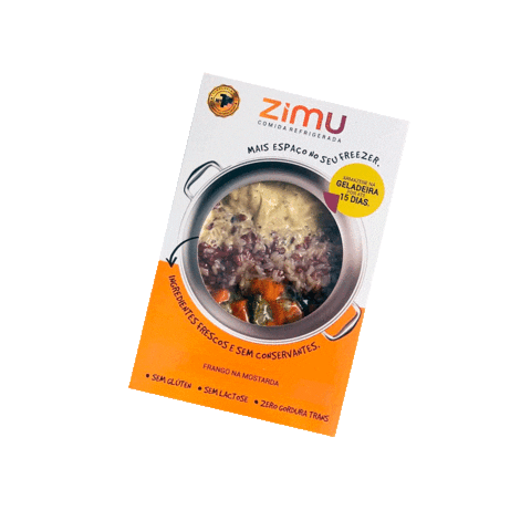 Zimu Comida Refrigerada Sticker
