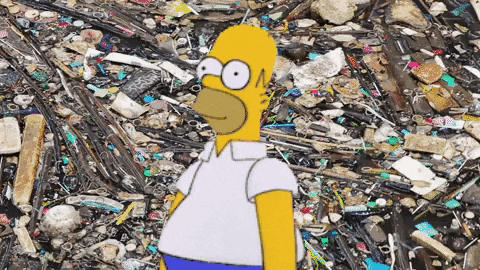 Pollution Homer Bushes GIF by MOODMAN - Find & Share on GIPHY