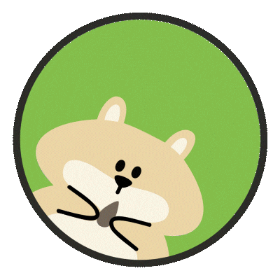 Hamster Squirrel Sticker by Real Reason for Pets