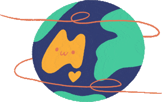 Mother Nature Earth Sticker by Tamzen