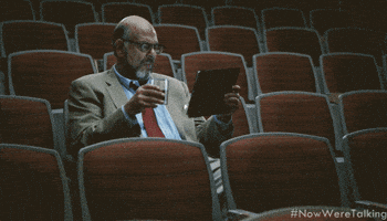Sipping Fred Melamed GIF by NOW WE'RE TALKING TV SERIES
