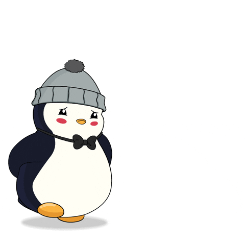 Nervous Deep Thoughts GIF by Pudgy Penguins
