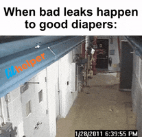 Leak GIF by Lil Helper Cloth Diapers