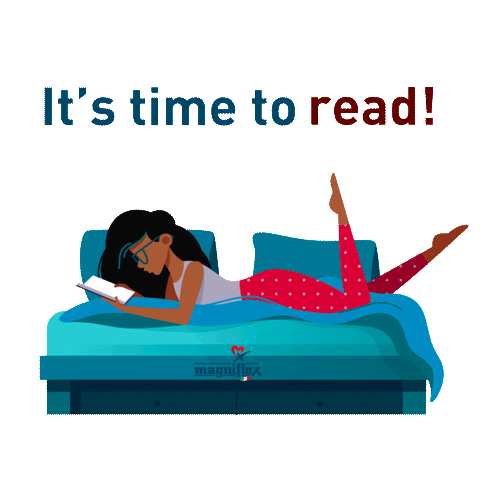 Reading Sticker by Magniflex