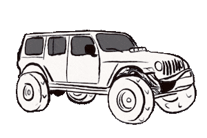Jeep Wheeling Sticker by Roco 4x4