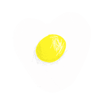 Fried Egg Love Sticker