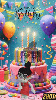 Happy Birthday GIF by Zhotcita