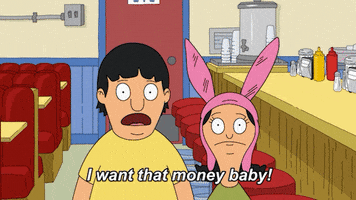 Pay Me Wheres The Money GIF by Bob's Burgers